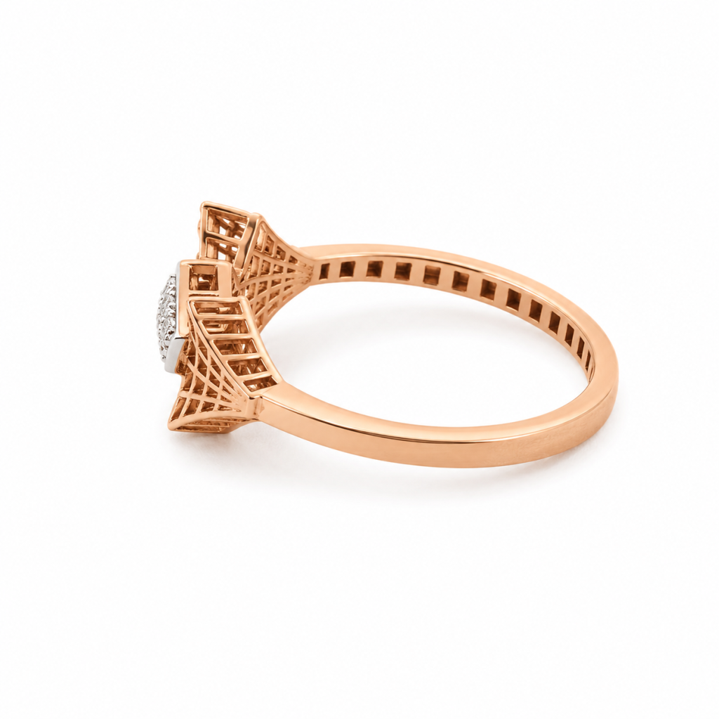 Celeste Radiance Open Diamond Ring — View 3