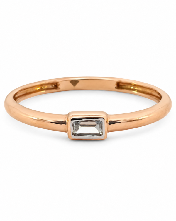 JAINIKA Emerald-Cut Solitaire Grace Ring