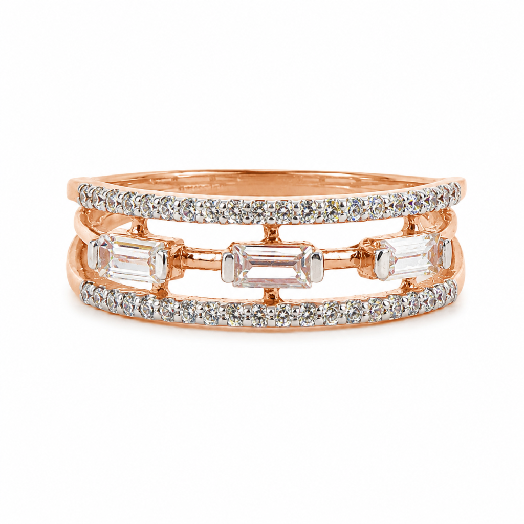JAINIKA Celeste Baguette Diamond Ring — View 1