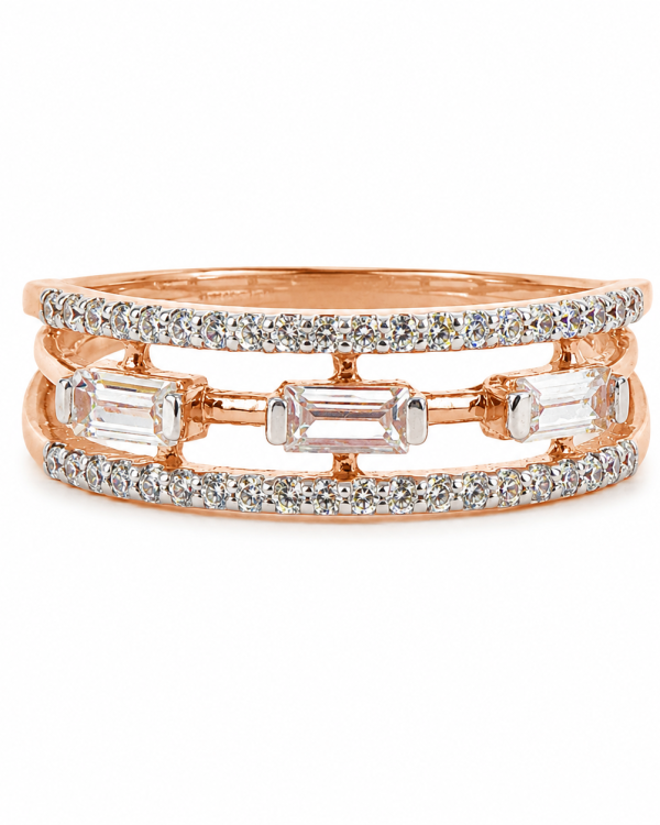 JAINIKA Celeste Baguette Diamond Ring
