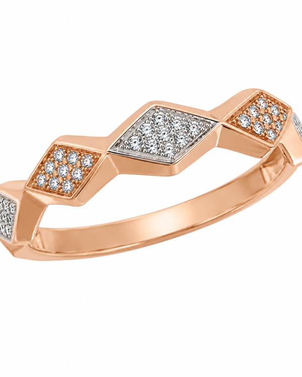 Celeste Diamond Harmony Ring — styled view