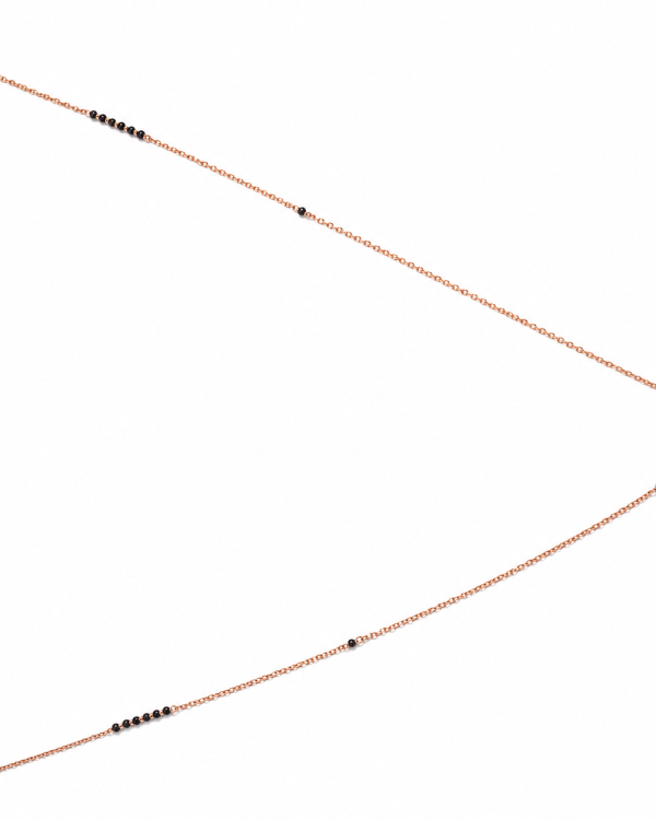 JAINIKA Eternal Grace Rose Gold Mangalsutra Chain