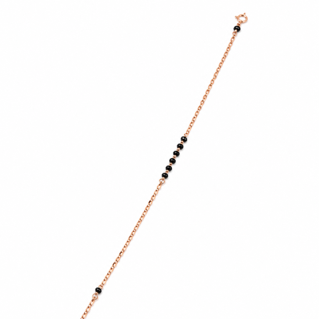 JAINIKA Eternal Grace Rose Gold Mangalsutra Chain — View 3