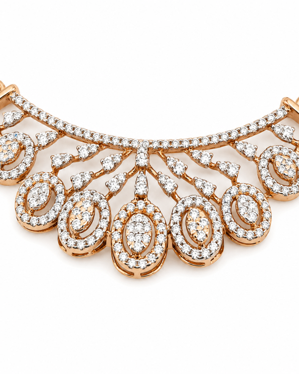 JAINIKA Celestial Bloom Pendant & Stud Earrings Set