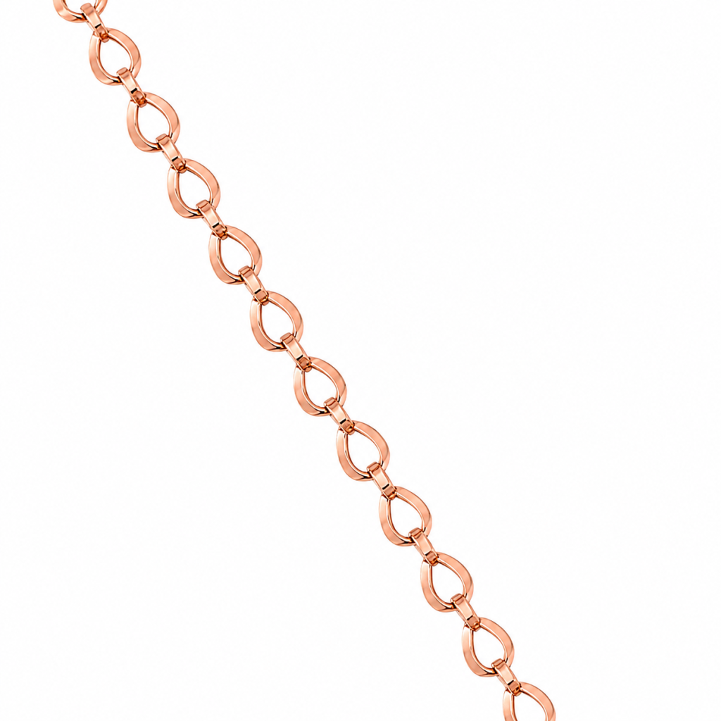 JAINIKA Signature Rose Gold Link Chain — View 2