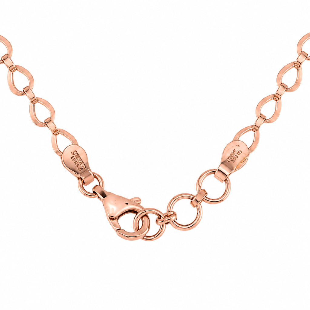 JAINIKA Signature Rose Gold Link Chain — View 3