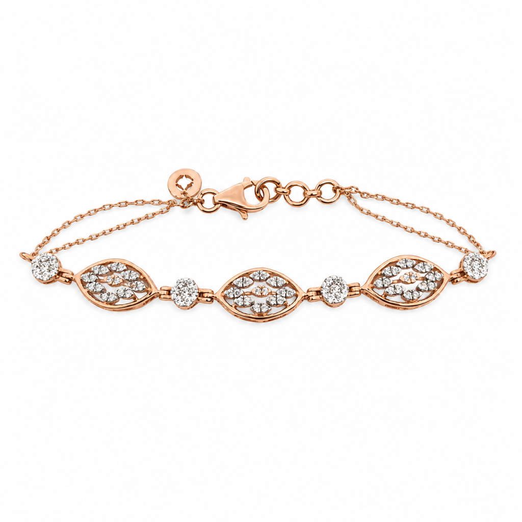 JAINIKA Celeste Marquise Crystal Bracelet — View 1