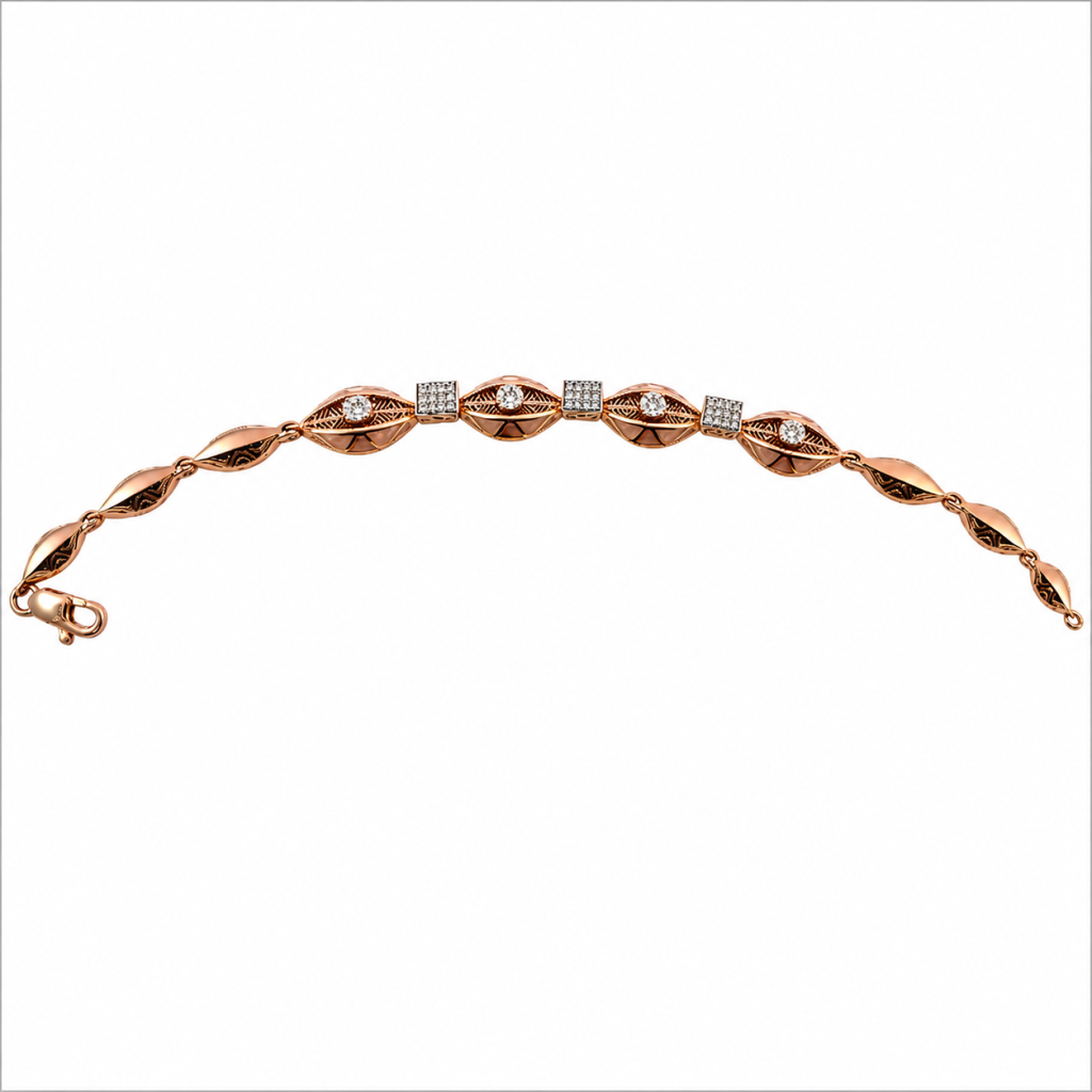 JAINIKA Celeste Rose Gold Bracelet — View 1