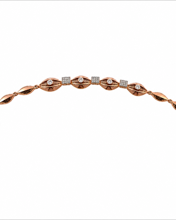 JAINIKA Celeste Rose Gold Bracelet