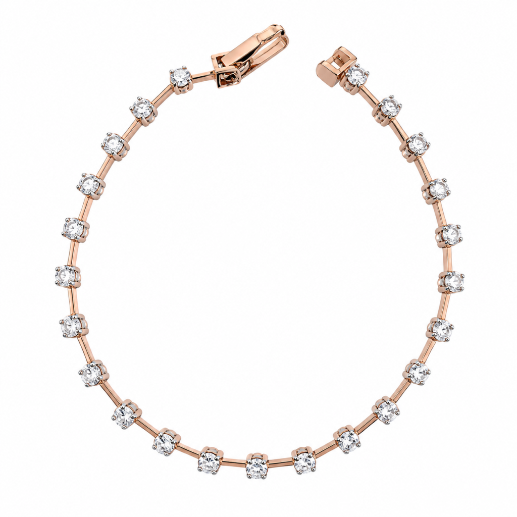 Celeste Rose Tennis Bracelet — View 1
