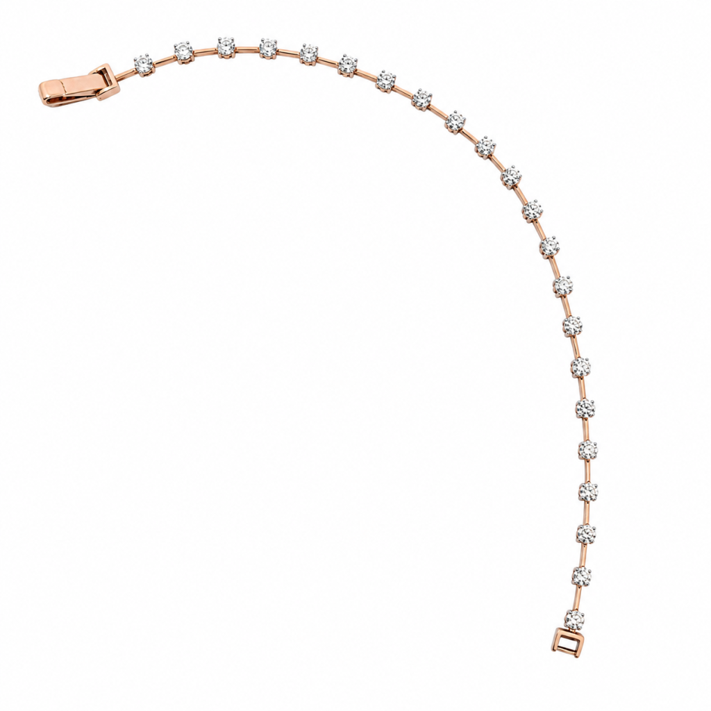 Celeste Rose Tennis Bracelet — View 2