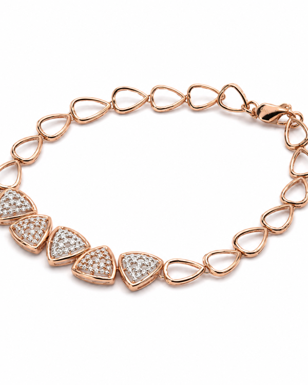 JAINIKA Celeste Grace Diamond Bracelet — styled view
