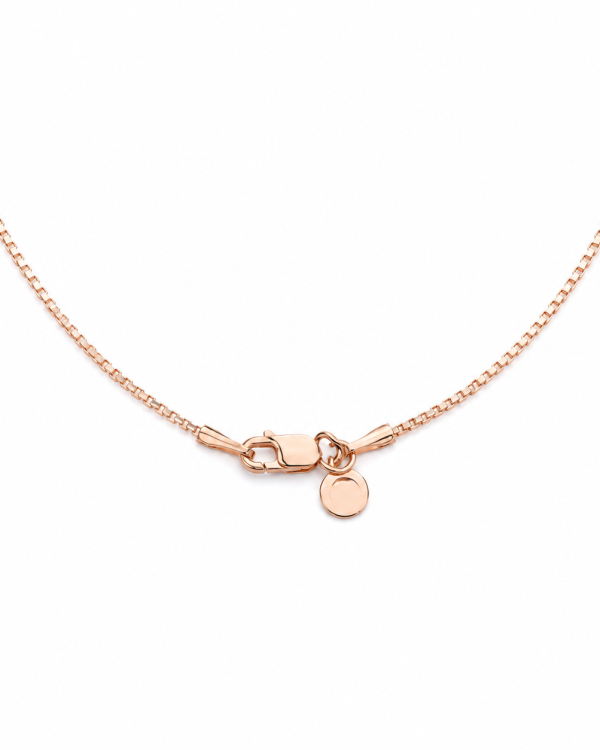 JAINIKA Rose Gold Signature Box Chain