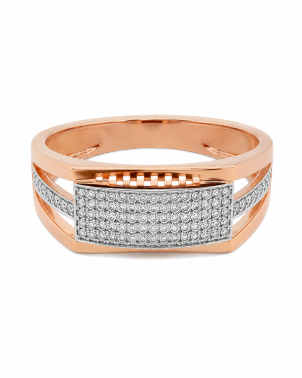 JAINIKA Radiant Pavé Cuff Ring