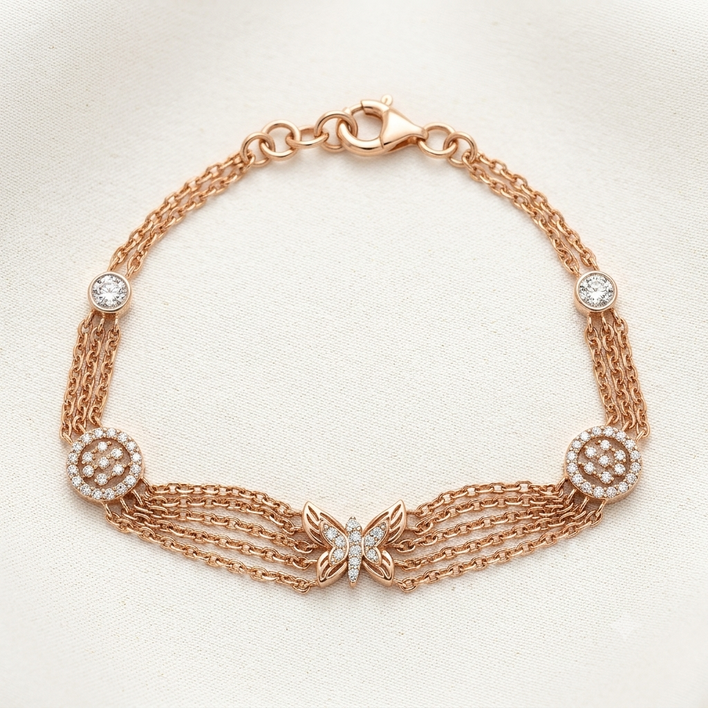 Flutter Grace Butterfly Bracelet — View 1