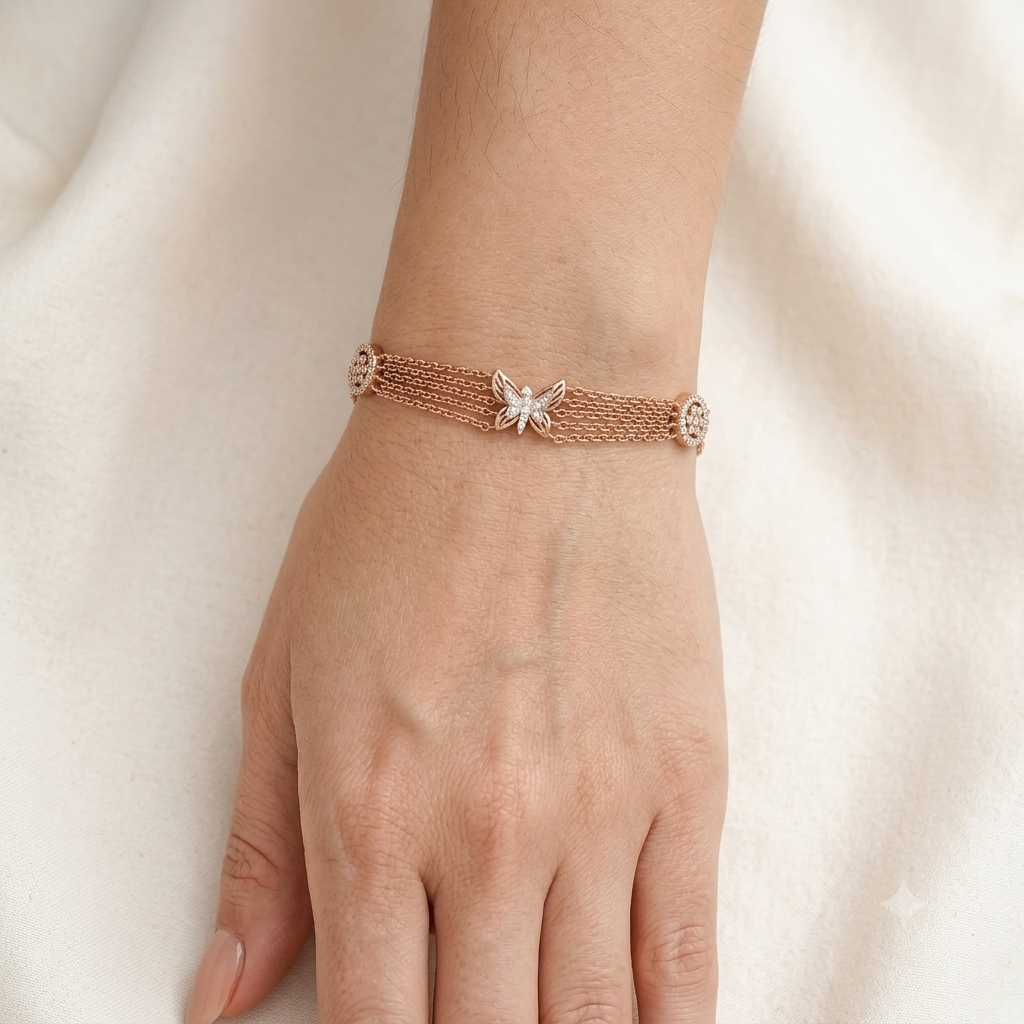 Flutter Grace Butterfly Bracelet — View 2