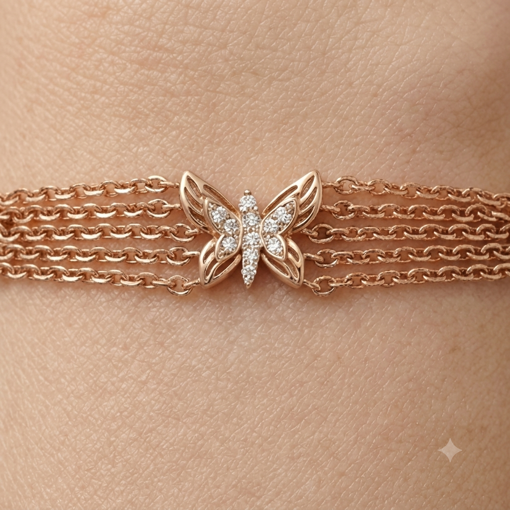 Flutter Grace Butterfly Bracelet — View 3